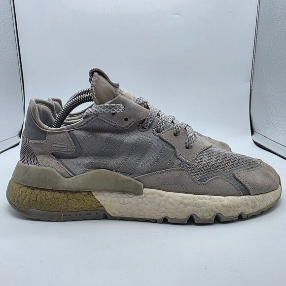 Adidas Nite Jogger Gold Metallic Boost EVM Mens Sise 9 Gray Shoes Athletic Walk main image 7